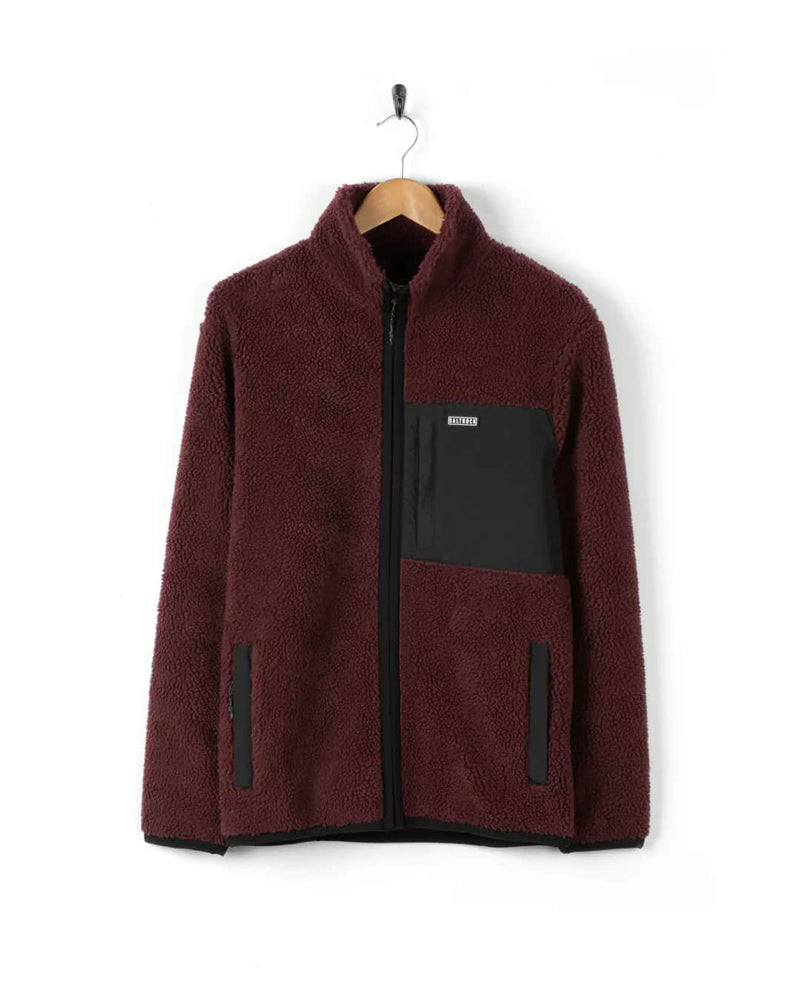 Saltrock Mens Wye 2 Sherpa Fleece Dark Purple Northern Ireland Belfast