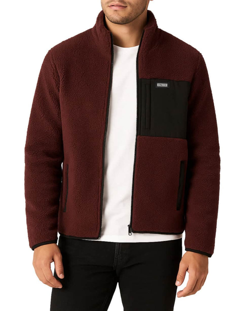 Saltrock Mens Wye 2 Sherpa Fleece Dark Purple Northern Ireland Belfast