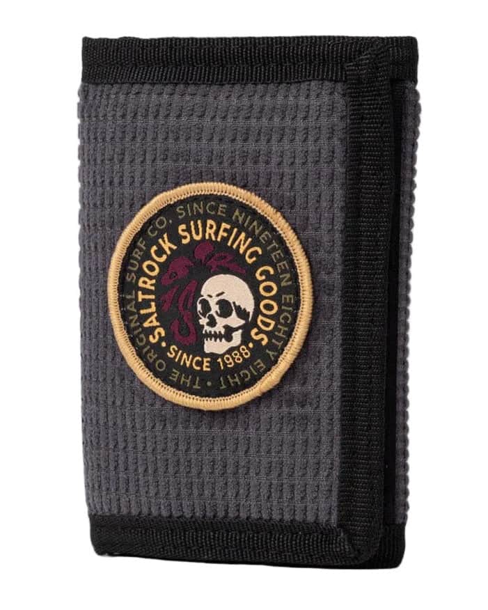 Saltrock Trail Tri-Fold Wallet Dark Grey