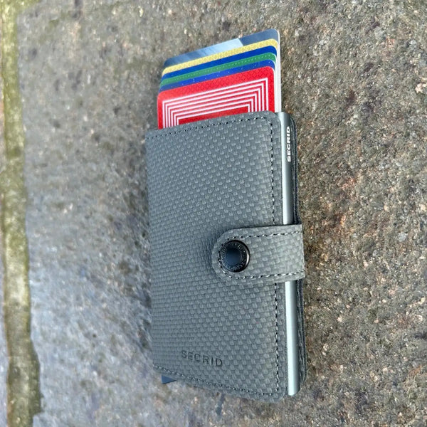 Secrid Mini Wallet Carbon Cool Grey Ballynahinch Northern Ireland