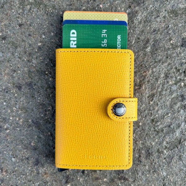 Secrid Mini Wallet Crisple Ochre Ballynahinch Northern Ireland
