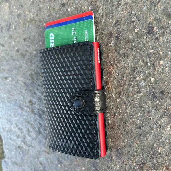 Secrid Mini Wallet Cubic Black/Red Ballynahinch Northern Ireland