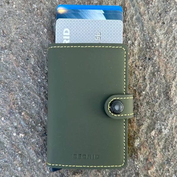 Secrid Mini Wallet Matte Green & Lime Ballynahinch Northern Ireland