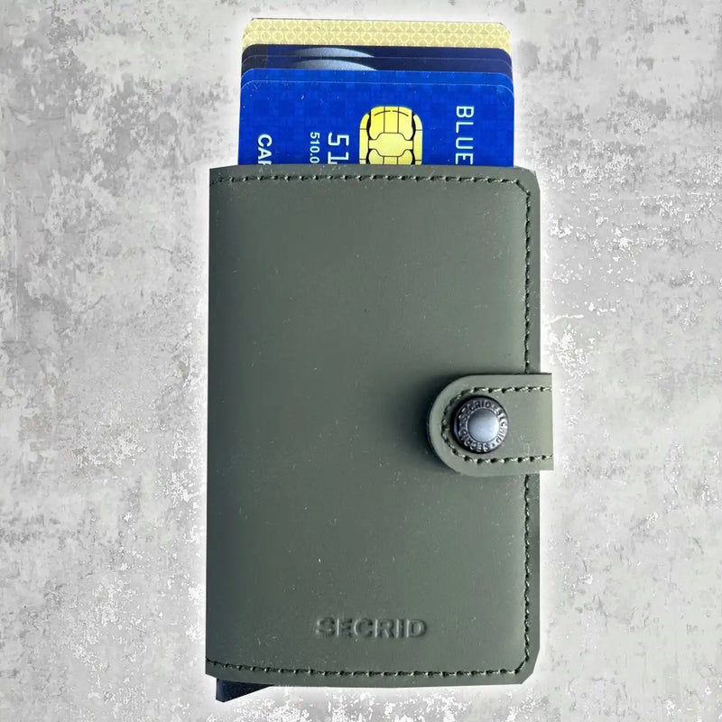 Secrid Mini Wallet Matte Green/Black Ballynahinch Northern Ireland