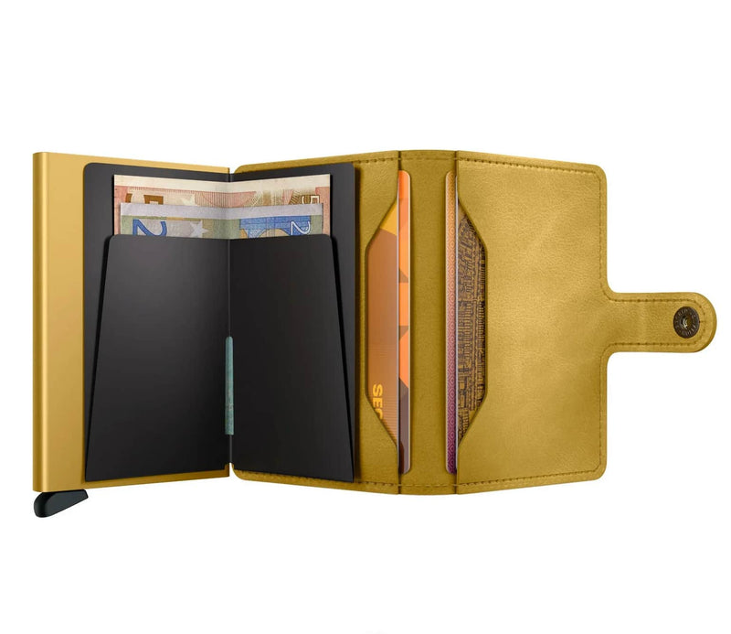 Secrid Mini Wallet Vintage Yellow Northern Ireland Belfast
