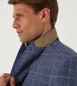 Skopes Mens Winster Blazer Jacket Blue Glen Check Ballynahinch