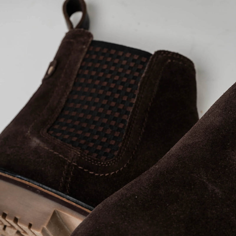 Sloane Mens Ledger Boots Suede Brown Northern Ireland Belfast