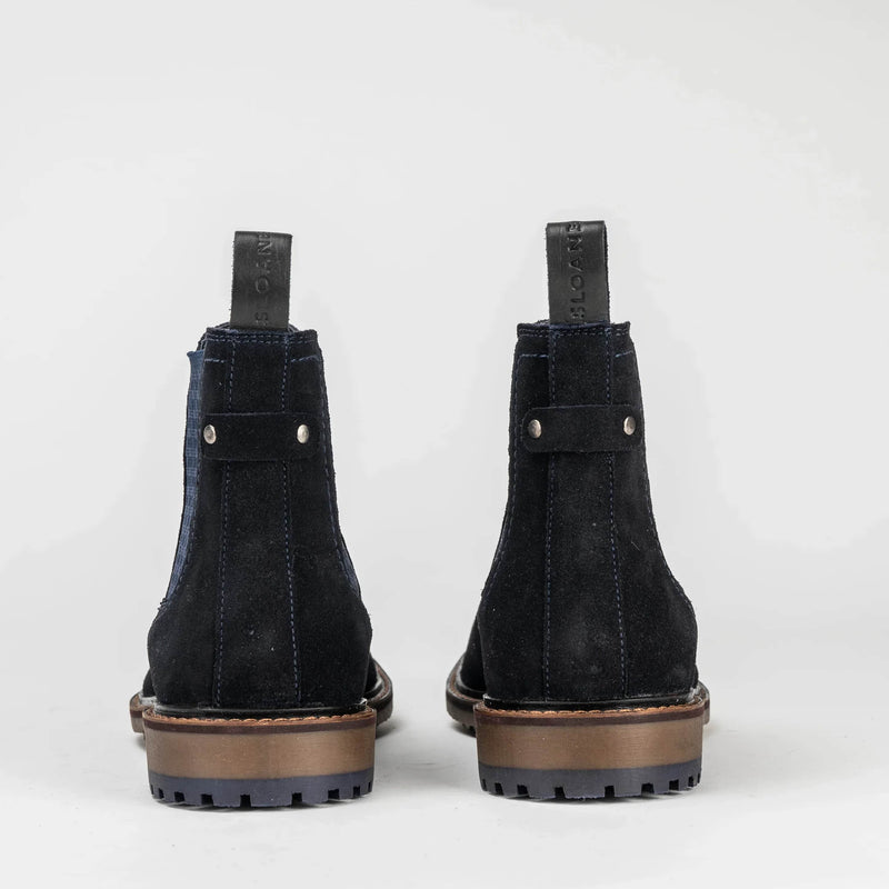 Sloane Mens Ledger Boots Suede Navy Northern Ireland Belfast