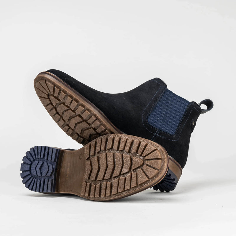 Sloane Mens Ledger Boots Suede Navy Northern Ireland Belfast