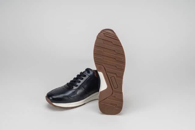 Sloane Mens Max Leather Trainers Navy Northern Ireland Belfast