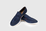 Sloane Mens Shoes Rocca Suede Loafer Navy Blue Northern Ireland