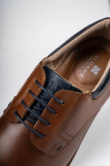 Sloane Shoes Brandon Casual Trainers Cognac/Navy Northern Ireland