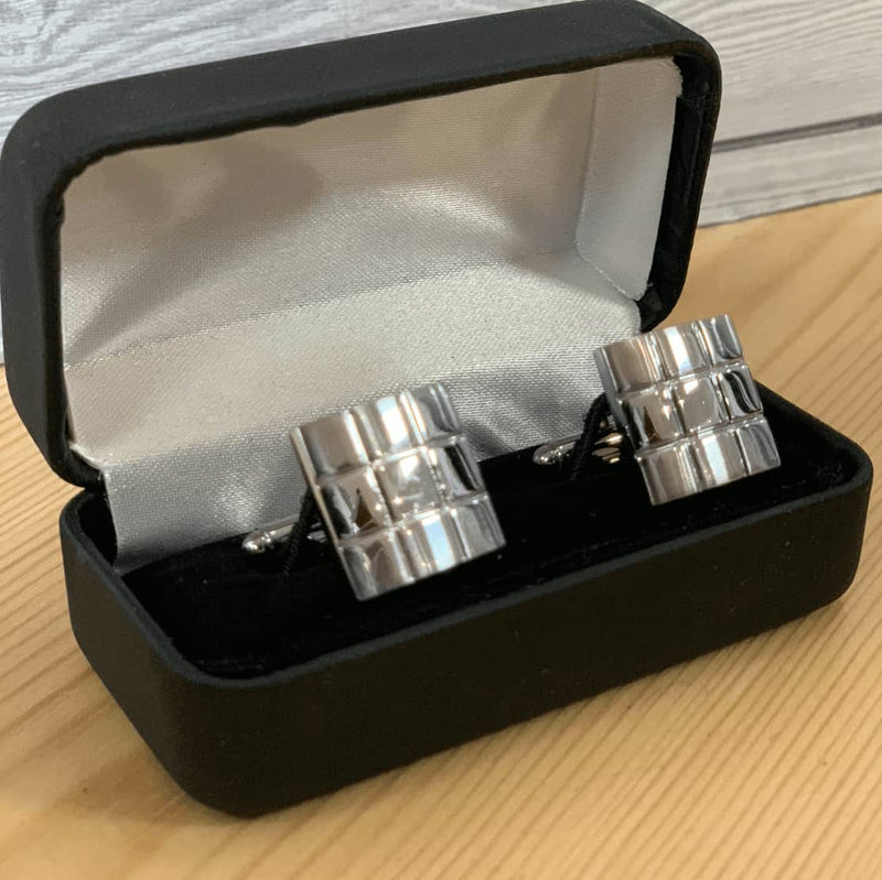 Sophos Square Patterned Cufflinks
