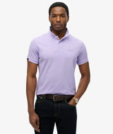 Superdr Mens Vintage Destroy Polo Light Lavender Northern Ireland