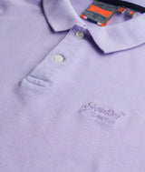 Superdr Mens Vintage Destroy Polo Light Lavender Northern Ireland