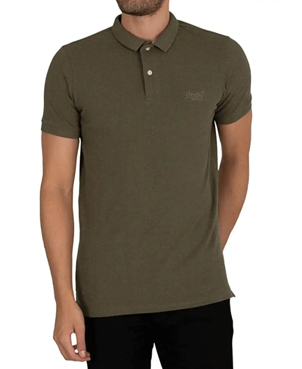 Superdry Classic Pique Polo Vintage Thrift Olive