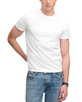 Superdry Essential Serif Logo Embroidered T-Shirt Optic White