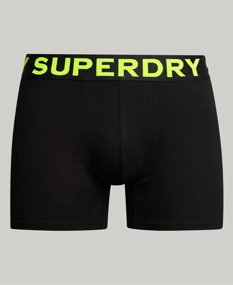 Superdry Mens 3 Pack Boxers Black/Neon Northern Ireland Belfast