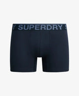 Superdry Mens 3 Pack Boxers Navy/Port Stripe/Grey Marl Northern