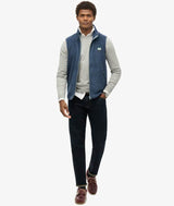 Superdry Mens Active Fleece Gilet Lauren Navy Northern Ireland Belfast