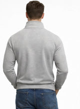 Superdry Mens Athletic Essential Half Zip Sweatshirt Cadet Grey