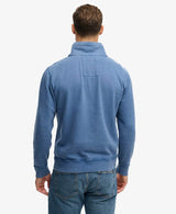 Superdry Mens Athletic SD Co Half Zip Sweatshirt Bay Blue Northern