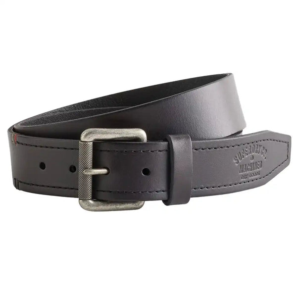 Superdry Men’s Badgeman Leather Belt Black Northern Ireland Belfast