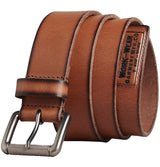 Superdry Badgeman Leather Belt - Tan - Belts