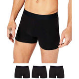 Superdry Organic Cotton Classic 3 Pack Boxers - Black
