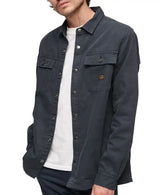 Superdry Mens Canvas Workwear Overshirt Eclipse Navy Northern Ireland