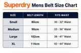 Superdry Mens Classic Leather Belt Black Northern Ireland Belfast
