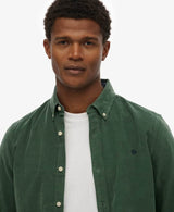 Superdry Mens Classic Needle Cord Shirt Ice Green Northern Ireland
