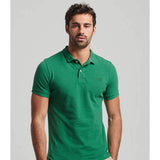 Superdry Men’s Classic Pique Polo Shirt Field Green Ballynahinch