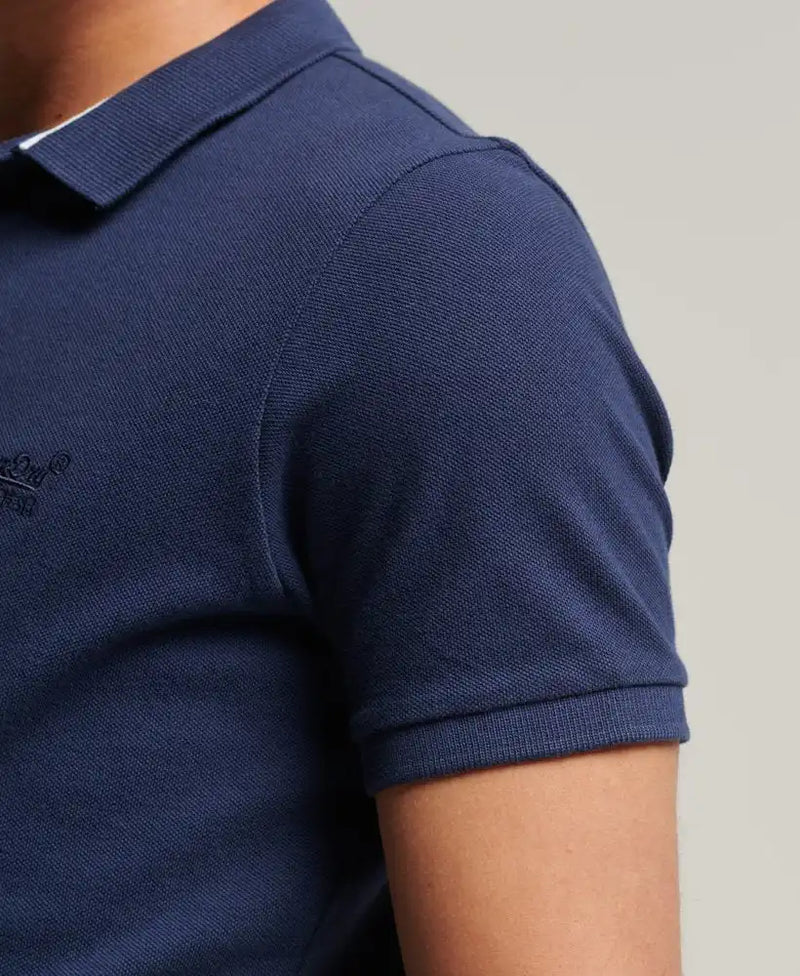 Superdry Men’s Classic Pique Polo Shirt Rich Navy Ballynahinch