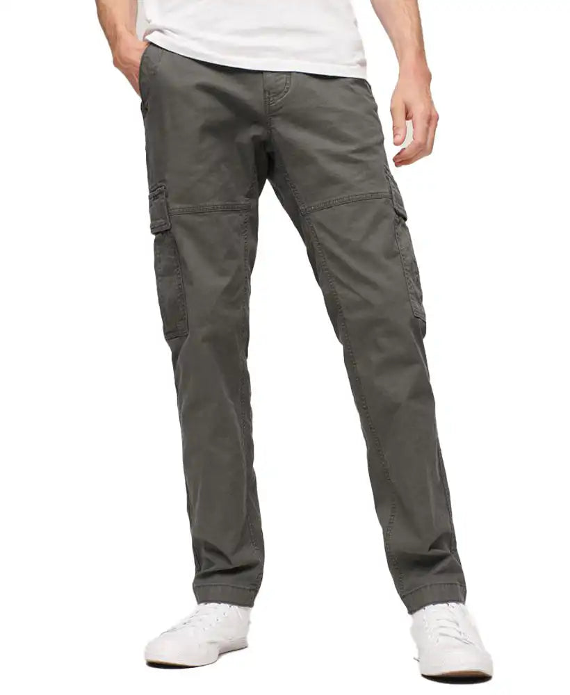 Superdry Mens Core Cargo Pants M7011014A Charcoal Grey