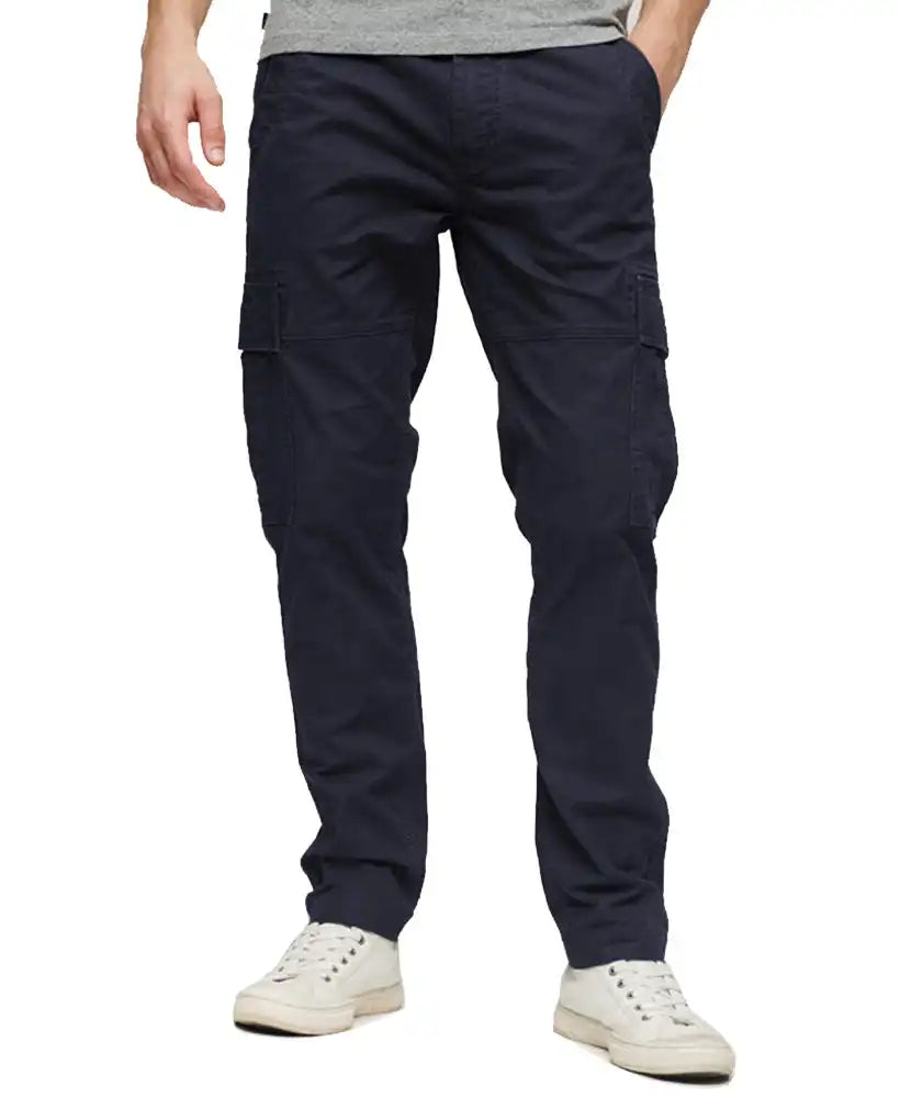 Superdry Mens Core Cargo Pants M7011014A Eclipse Navy