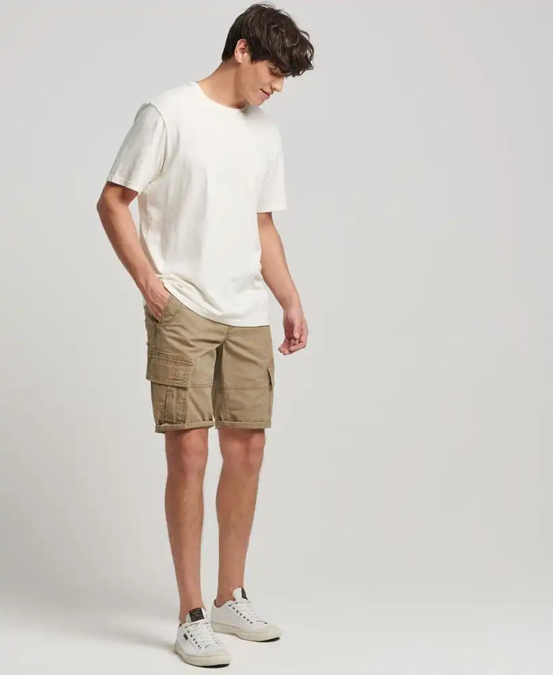 Superdry Mens Core Cargo Shorts Dress Beige