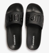 Superdry Mens Core Pool Slides Black Northern Ireland Belfast