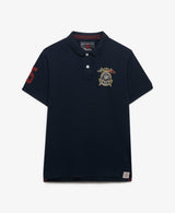 Superdry Mens Crest Polo Shirt Darkest Navy Northern Ireland Belfast