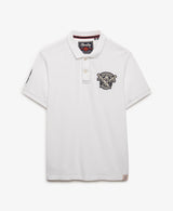 Superdry Mens Crest Polo Shirt Optic White Northern Ireland Belfast