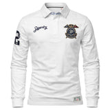 Superdry Mens Double Emblem Rugby Top Chalk White Northern Ireland