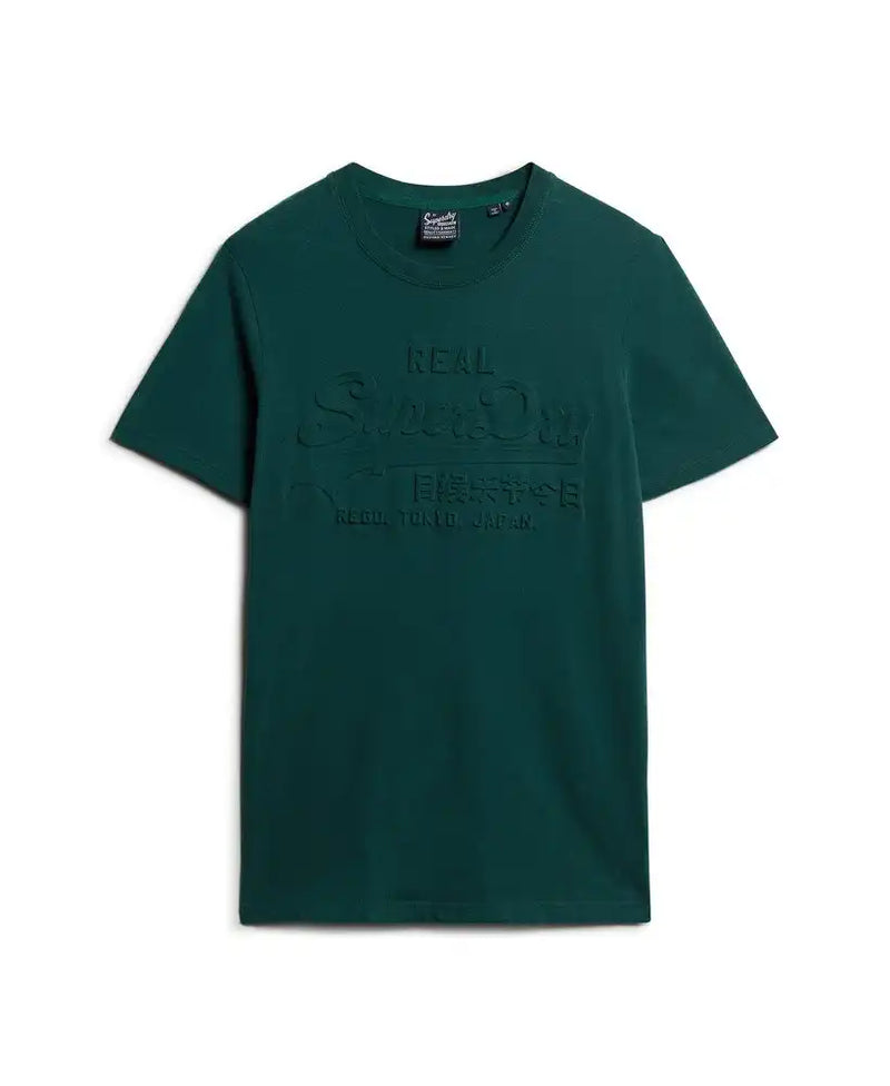 Superdry Men’s Embossed VL T-Shirt Dark Pine Northern Ireland Belfast