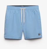 Superdry Mens Embroidered Logo 15 Inch Swim Sorts - Endless Sky Blue