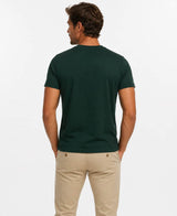 Superdry Mens Essential Company Logo Embroidered T-shirt Forest Green