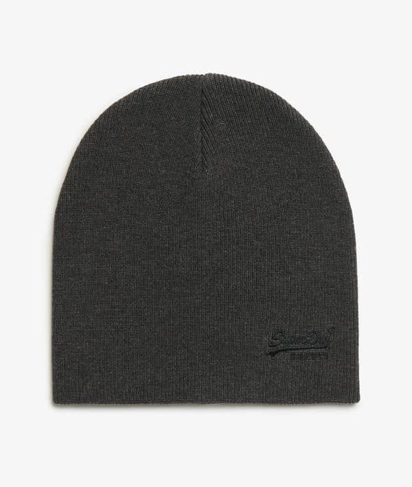 Superdry Mens Essential Logo Beanie Hat Iron Grey Northern Ireland