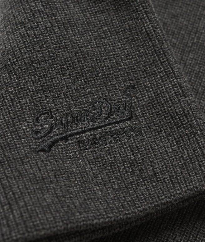 Superdry Mens Essential Logo Beanie Hat Iron Grey Northern Ireland