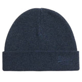 Superdry Mens Essential Logo Beanie Hat Richest Navy Marl Northern
