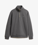 Superdry Mens Essential Logo Half Zip Anthricite Grey Northern