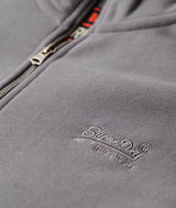 Superdry Mens Essential Logo Half Zip Anthricite Grey Northern