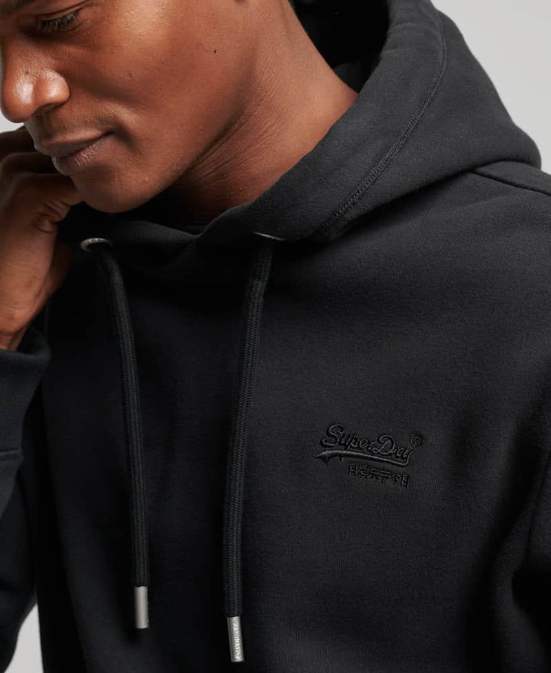 Superdry Mens Essential Logo Hoodie Black Northern Ireland Belfast